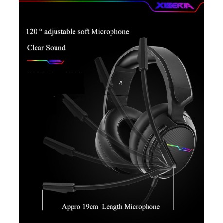 Xiberia V20 Headset Gaming Headset For PS5 New xbox X With Mic Led