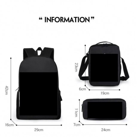 Set Fortnite waterproof and phosphorescent children's school bag - Set 3 or 5 pieces