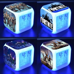 Bright LED Digital Fortnite Alarm Clock for Desk, Kids Nightstand