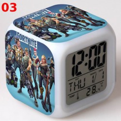 Bright LED Digital Fortnite Alarm Clock for Desk, Kids Nightstand