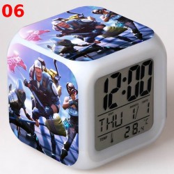 Bright LED Digital Fortnite Alarm Clock for Desk, Kids Nightstand