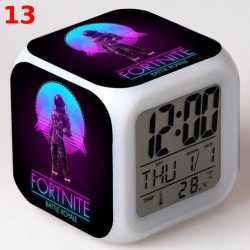 Bright LED Digital Fortnite Alarm Clock for Desk, Kids Nightstand