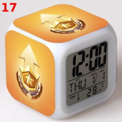 Bright LED Digital Fortnite Alarm Clock for Desk, Kids Nightstand