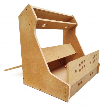 caisson Kit bartop arcade 24 "en bois + acrylique haute qualité de finition