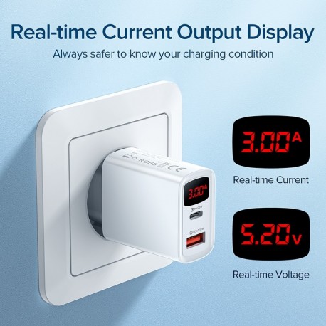 20W USB and Type C charger - Fast mobile phone charging from 5v to 12v