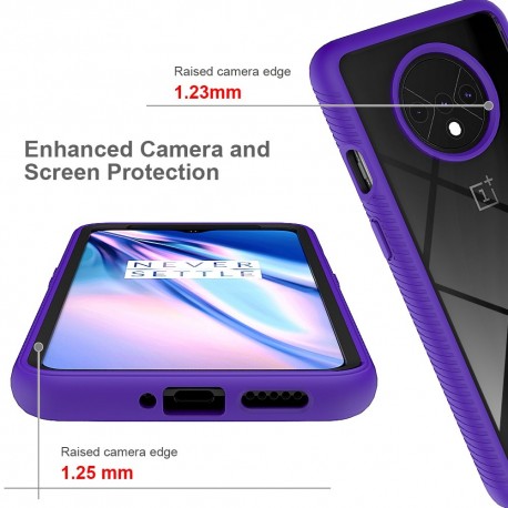 coque integrale one plus 7 pro bumper rouge ou bleu blanc