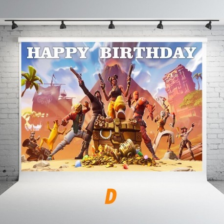 Fortnite birthday wall decoration