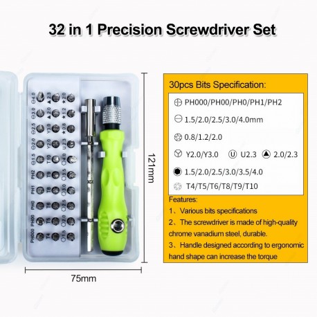 Suitcase professional tools smartphone repair 48 in 1