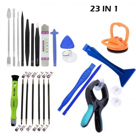 kit reparation telephone professionnel smartphone 23 en 1