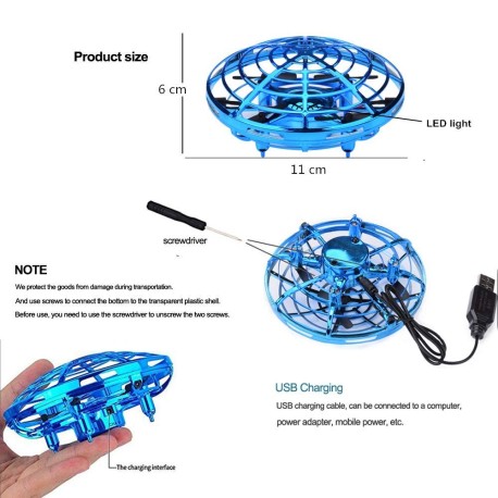 Fly Spinner drone volant autopilote sans manette