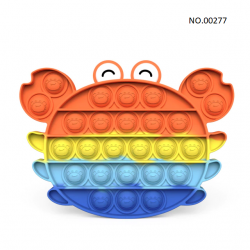 Pop Fidget - Anti-Stress Toy for Adults and Kids, Stress Reliever, Rainbow, Free ShippingBR07273