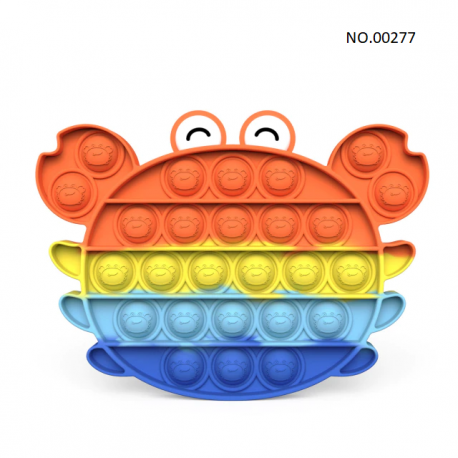 Pop Fidget - Anti-Stress Toy for Adults and Kids, Stress Reliever, Rainbow, Free ShippingBR07273