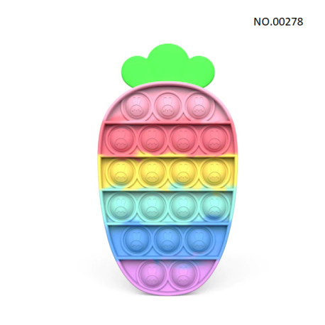 Pop Fidget – jouet anti-Stress pour adultes et enfants, anti-Stress, arc-en-ciel, livraison gratuiteBR07273