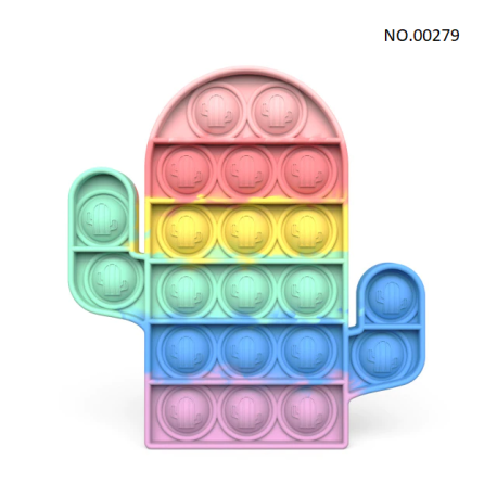 Pop Fidget – jouet anti-Stress pour adultes et enfants, anti-Stress, arc-en-ciel, livraison gratuiteBR07273