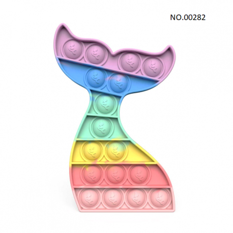 Pop Fidget - Anti-Stress Toy for Adults and Kids, Stress Reliever, Rainbow, Free ShippingBR07273