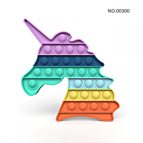 Pop Fidget - Anti-Stress Toy for Adults and Kids, Stress Reliever, Rainbow, Free ShippingBR07273