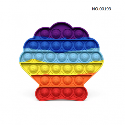Pop Fidget - Anti-Stress Toy for Adults and Kids, Stress Reliever, Rainbow, Free ShippingBR07273