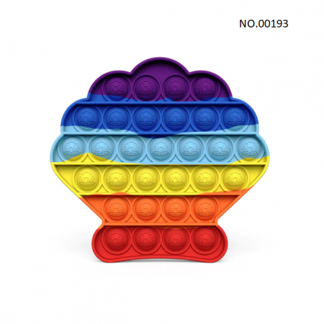Pop Fidget - Anti-Stress Toy for Adults and Kids, Stress Reliever, Rainbow, Free ShippingBR07273