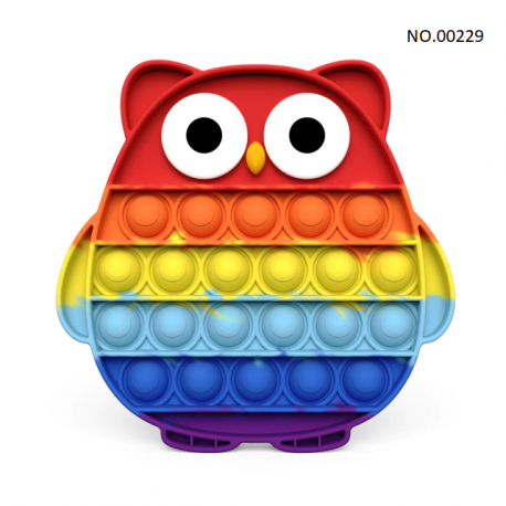 Pop Fidget - Anti-Stress Toy for Adults and Kids, Stress Reliever, Rainbow, Free ShippingBR07273