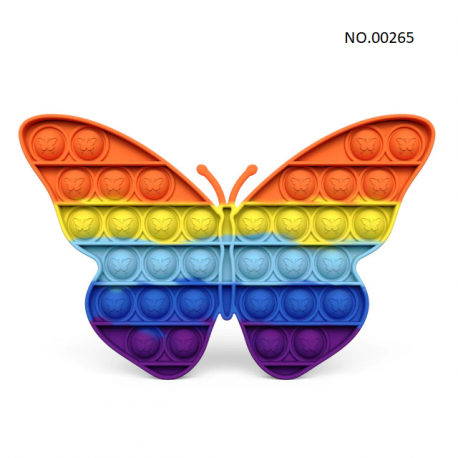 Pop Fidget - Anti-Stress Toy for Adults and Kids, Stress Reliever, Rainbow, Free ShippingBR07273
