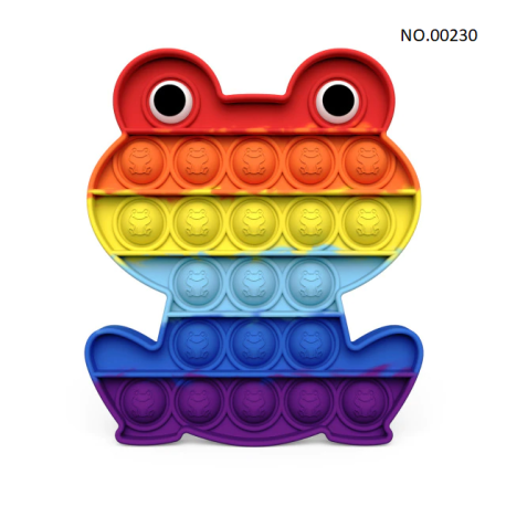 Pop Fidget – jouet anti-Stress pour adultes et enfants, anti-Stress, arc-en-ciel, livraison gratuiteBR07273