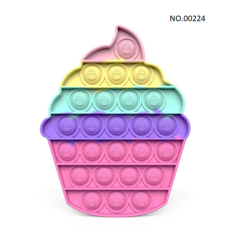 Pop Fidget – jouet anti-Stress pour adultes et enfants, anti-Stress, arc-en-ciel, livraison gratuiteBR07273