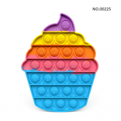Pop Fidget - Anti-Stress Toy for Adults and Kids, Stress Reliever, Rainbow, Free ShippingBR07273
