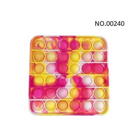 pop it fidget toy adults and children, anti-Stress, rainbow,