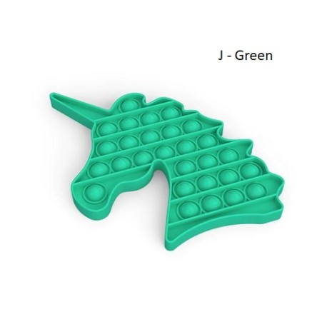 pop it fidget toy adultes et enfants, anti-Stress, arc-en-ciel,