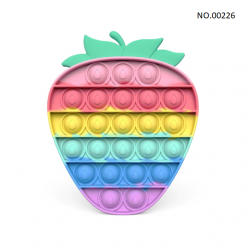Pop Fidget - Anti-Stress Toy for Adults and Kids, Stress Reliever, Rainbow, Free ShippingBR07273