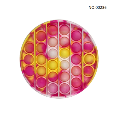 pop it fidget toy adultes et enfants, anti-Stress, arc-en-ciel,