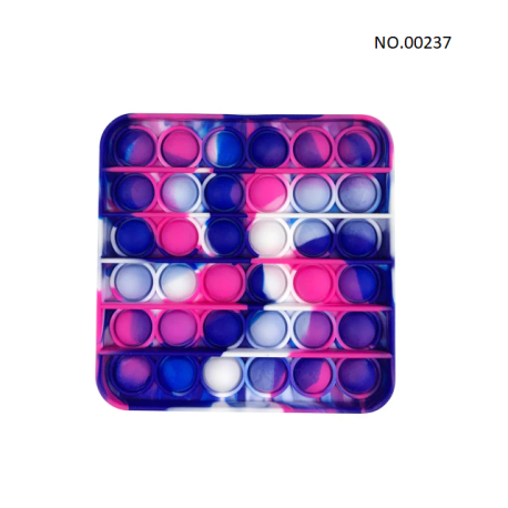 pop it fidget toy adultes et enfants, anti-Stress, arc-en-ciel,