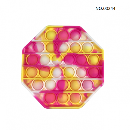 pop it fidget toy adults and children, anti-Stress, rainbow,