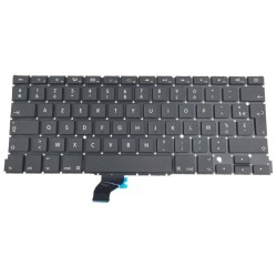 Laoptop &ndash; coque sup&eacute;rieure pour Macbook Pro A1502, 2015 d'origine, avec clavier r&eacute;tro&eacute;clair&eacute;, allemand, fran&ccedil;ais, danois, espagn