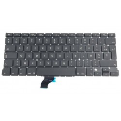 Laptop - top cover for Macbook Pro A1502, 2015 original, with backlit keyboard, German, French, Danish, Spanish