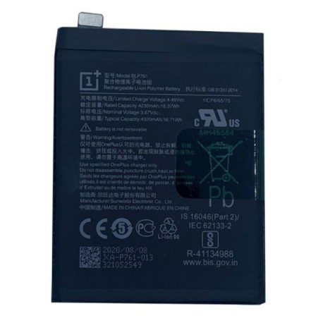 réparation batterie OnePlus 8