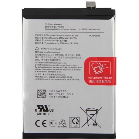 remplacement batterie Oneplus Nord N100 pas cher