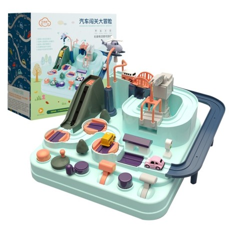 Circuit de voitures éducatif pour bébé, garçon et fille