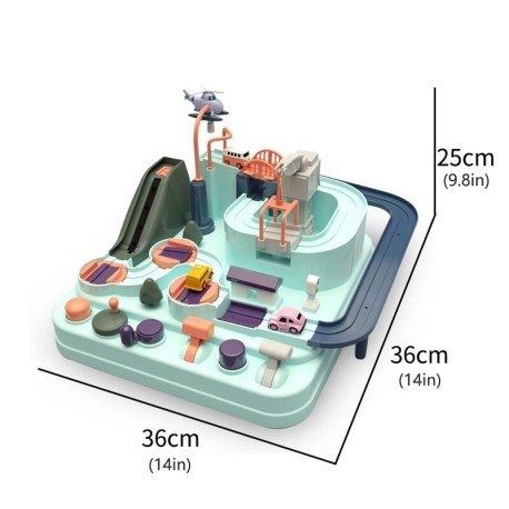 Circuit de voitures éducatif pour bébé, garçon et fille