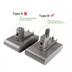 4000mAh battery, Dyson DC35 Type B, DC44 Type B, DC31 Type B handheld vacuum cleaner