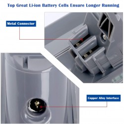 Batteryrechargeable pour aspirateur Dyson V8 absolu/duveteux/Animal/ Li-ion, 6000mAh, 21.6V, L50
