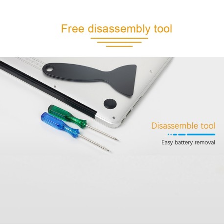 Batterie Apple Macbook Pro 13 A1582 outils gratuits, ME864, ME865, A1502, 2015