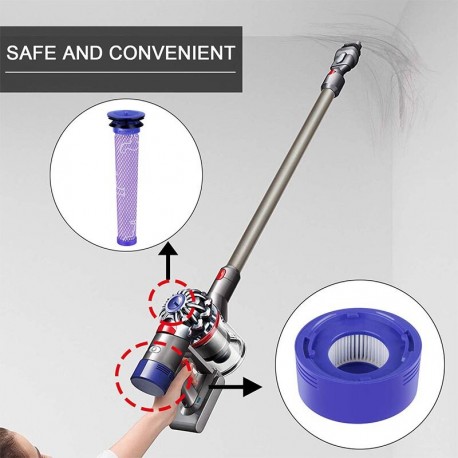 Pré-filtre et Post-filtre pour aspirateur Dyson accessoires de remplacement