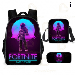Sac &agrave; dos Fortnite pour enfants, 3 pi&egrave;ces, pour &eacute;coliers, gar&ccedil;ons et filles, cadeaux