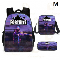 3 Pieces Fortnite Kids Backpack For School Kids Boys Girls Gifts