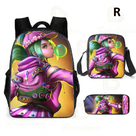 3 Pieces Fortnite Kids Backpack For School Kids Boys Girls Gifts