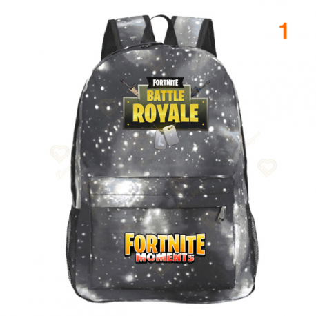 Fortnite – Battle Royale backpack for teenagers, pink, blue, black, white, for school, computer capacity, travel, computer