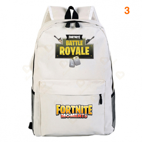 Fortnite – Battle Royale backpack for teenagers, pink, blue, black, white, for school, computer capacity, travel, computer