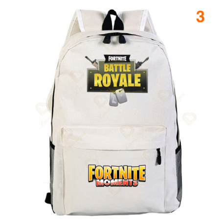Fortnite – sac à dos Battle Royale pour adolescents, rose, bleu, noir, blanc, pour l&39école, capacité ordinateur, voyage, ordin
