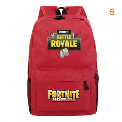 Fortnite &ndash; sac &agrave; dos Battle Royale pour adolescents, rose, bleu, noir, blanc, pour l&39&eacute;cole, capacit&eacute; ordinateur, voyage, ordin